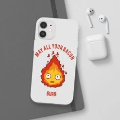 Calcifer: May All Your Bacon Burn IPhone Cases -Ghibli Shop 68165 116 1
