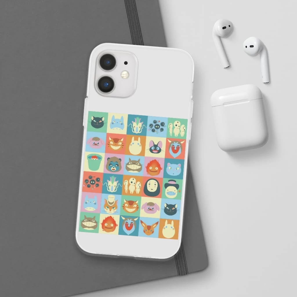 Ghibli Colorful Characters Collection IPhone Cases 11 Ghibli Colorful Characters Collection IPhone Cases - Image 9