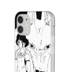 Princess Mononoke Black & White IPhone Cases -Ghibli Shop 68165 199
