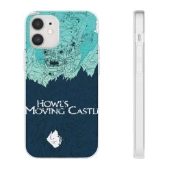 Howl’s Moving Castle Blue Tone Art IPhone Cases -Ghibli Shop 68165 207