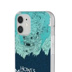 Howl’s Moving Castle Blue Tone Art IPhone Cases -Ghibli Shop 68165 208