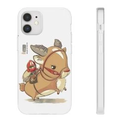 Princess Mononoke Ashitaka And Yakul Chibi IPhone Cases -Ghibli Shop 68165 24