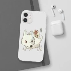 Princess Mononoke And The Wolf Cute Chibi Version IPhone Cases 30 Princess Mononoke And The Wolf Cute Chibi Version IPhone Cases -Ghibli Shop 68165 242