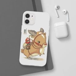 Princess Mononoke Ashitaka And Yakul Chibi IPhone Cases -Ghibli Shop 68165 26
