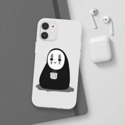 Cute No Face Kaonashi Drinking Hot Tea IPhone Cases -Ghibli Shop 68165 314