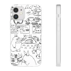 Totoro Original Character Sketch IPhone Cases -Ghibli Shop 68165 33