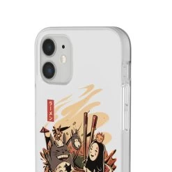 Totoro And No Face Ramen Bath IPhone Cases -Ghibli Shop 68165 37 2