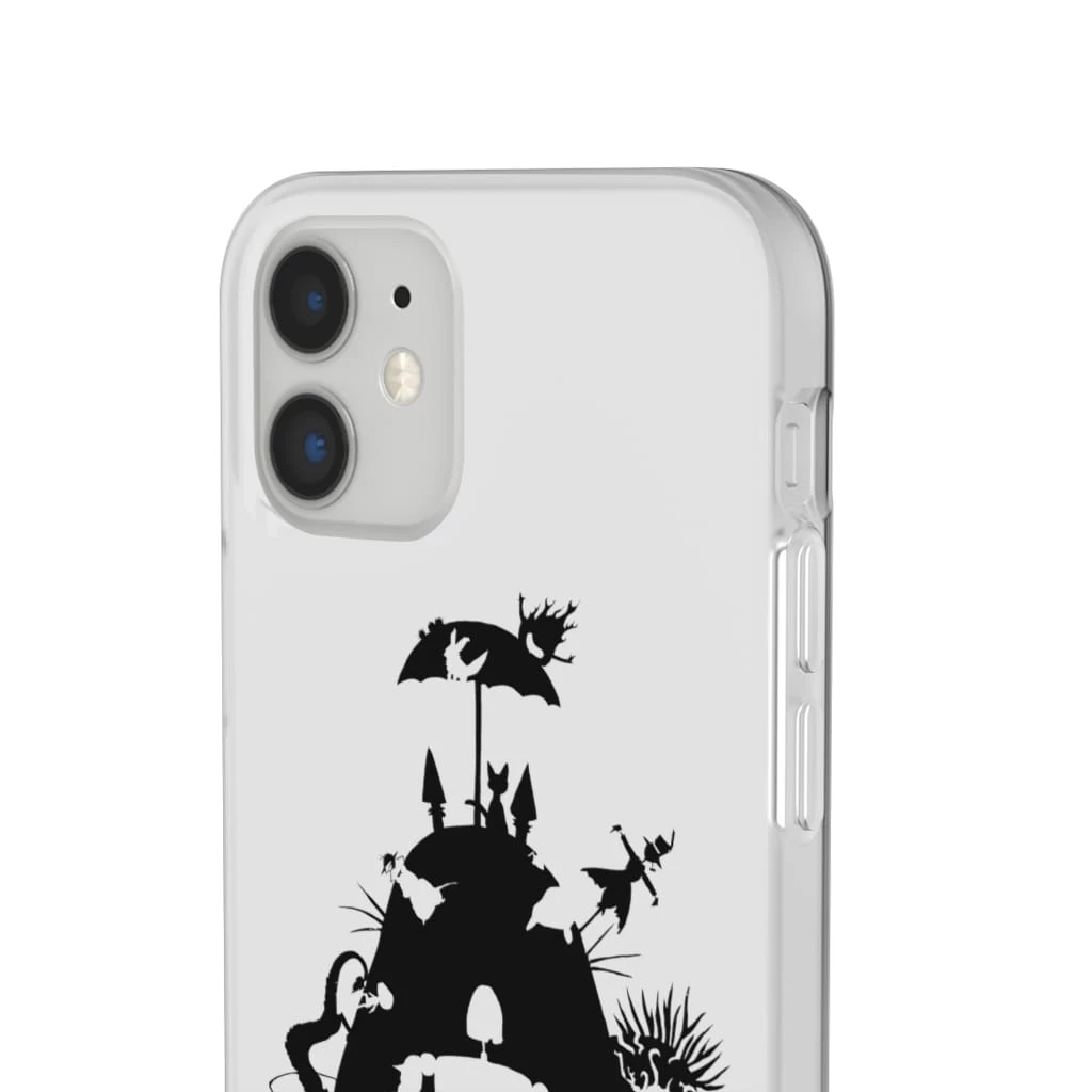 Studio Ghibli Black & White Art Compilation IPhone Cases 10 Studio Ghibli Black & White Art Compilation IPhone Cases - Image 8