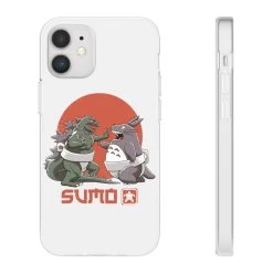 Totoro Vs Godzilla Sumo IPhone Cases -Ghibli Shop 68165 456