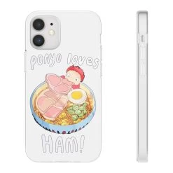 Ponyo Loves Ham IPhone Cases -Ghibli Shop 68165 48