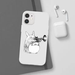 Totoro And The Trumpet IPhone Cases -Ghibli Shop 68165 53 1