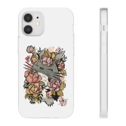 Totoro By The Flowers IPhone Cases -Ghibli Shop 68165 540