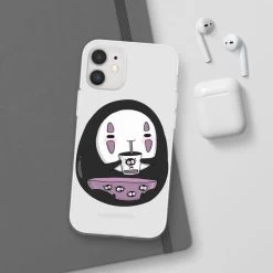 Cute No Face Kaonashi Drinking Bubble Tea IPhone Cases -Ghibli Shop 68165 602