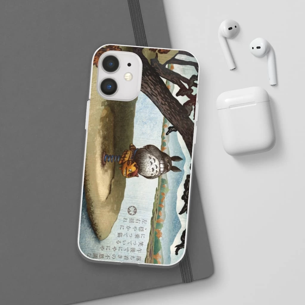 Totoro On The Catbus Spring Ride IPhone Cases 11 Totoro On The Catbus Spring Ride IPhone Cases - Image 9