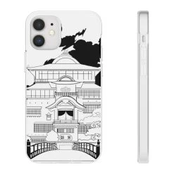 Spirited Away Bathhouse Illustrated Graphic IPhone Cases -Ghibli Shop 68165 759