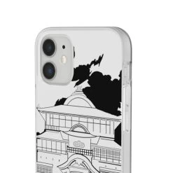 Spirited Away Bathhouse Illustrated Graphic IPhone Cases -Ghibli Shop 68165 760