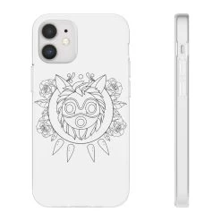 Princess Mononoke Mask In Black And White IPhone Cases 28 Princess Mononoke Mask In Black And White IPhone Cases -Ghibli Shop 68165 9 1