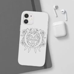 Princess Mononoke Mask In Black And White IPhone Cases 27 Princess Mononoke Mask In Black And White IPhone Cases -Ghibli Shop 68166 11 1