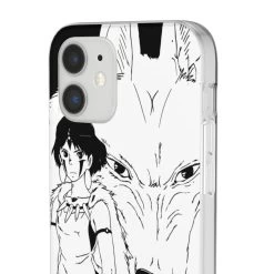 Princess Mononoke Black & White IPhone Cases -Ghibli Shop 68166 199