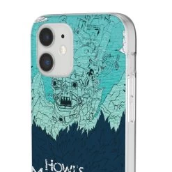 Howl’s Moving Castle Blue Tone Art IPhone Cases -Ghibli Shop 68166 208