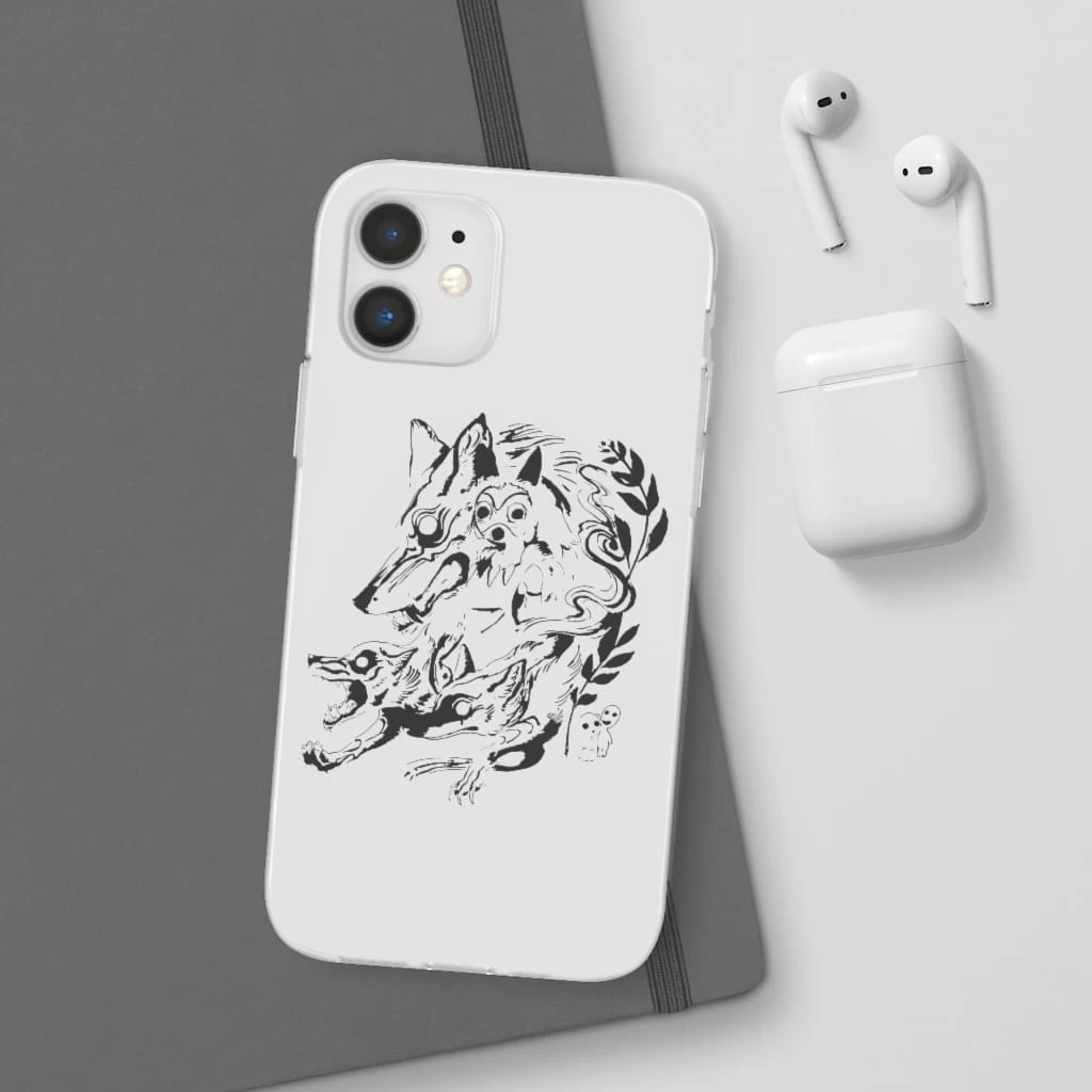 Princess Mononoke And The Wolf Creative Art IPhone Cases 8 Princess Mononoke And The Wolf Creative Art IPhone Cases - Image 6