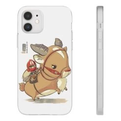 Princess Mononoke Ashitaka And Yakul Chibi IPhone Cases -Ghibli Shop 68166 24