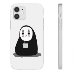 Cute No Face Kaonashi Drinking Hot Tea IPhone Cases -Ghibli Shop 68166 312