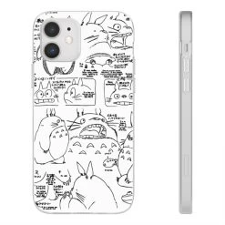 Totoro Original Character Sketch IPhone Cases -Ghibli Shop 68166 33