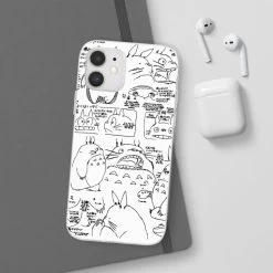 Totoro Original Character Sketch IPhone Cases -Ghibli Shop 68166 35 1