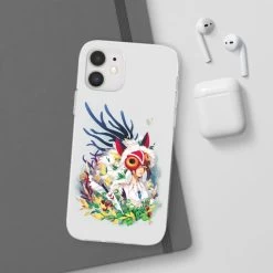 Princess Mononoke Colorful Portrait IPhone Cases -Ghibli Shop 68166 389
