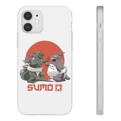 Totoro Vs Godzilla Sumo IPhone Cases -Ghibli Shop 68166 458