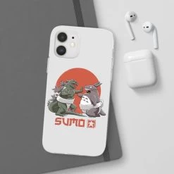 Totoro Vs Godzilla Sumo IPhone Cases -Ghibli Shop 68166 460