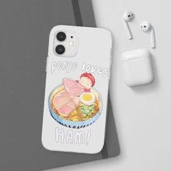 Ponyo Loves Ham IPhone Cases -Ghibli Shop 68166 50