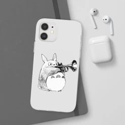 Totoro And The Trumpet IPhone Cases -Ghibli Shop 68166 53 1