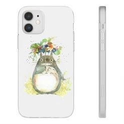 Totoro With Flower Umbrella IPhone Cases -Ghibli Shop 68166 6