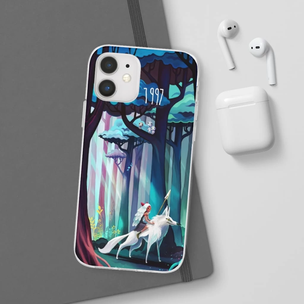 Princess Mononoke 1997 Illustration IPhone Cases 8 Princess Mononoke 1997 Illustration IPhone Cases - Image 6
