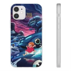 Ponyo 2008 Illustration IPhone Cases -Ghibli Shop 68166 662