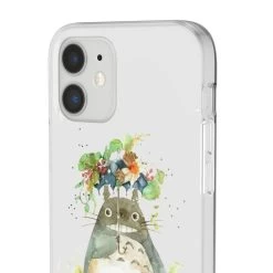 Totoro With Flower Umbrella IPhone Cases -Ghibli Shop 68166 7