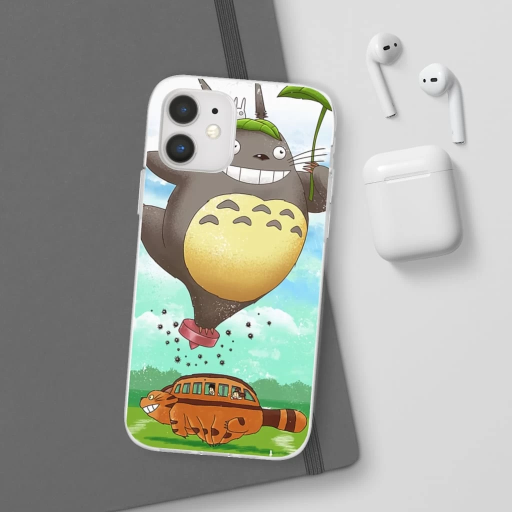 Totoro The Funny Neighbor IPhone Cases 5 Totoro The Funny Neighbor IPhone Cases - Image 3