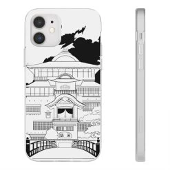 Spirited Away Bathhouse Illustrated Graphic IPhone Cases -Ghibli Shop 68166 761
