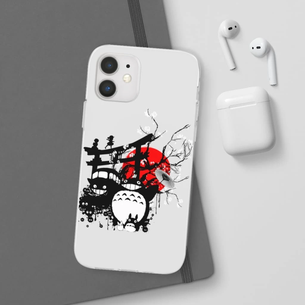 Totoro And Friends By The Red Moon IPhone Cases 8 Totoro And Friends By The Red Moon IPhone Cases - Image 6