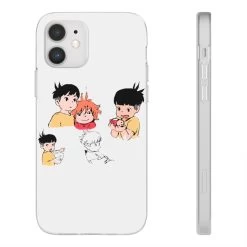 Ponyo And Sosuke Sketch IPhone Cases -Ghibli Shop 68166 9