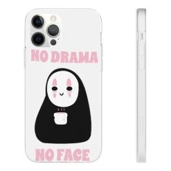 No Drama, No Face IPhone Cases -Ghibli Shop 68167 160