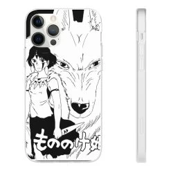 Princess Mononoke Black & White IPhone Cases -Ghibli Shop 68167 199