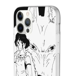 Princess Mononoke Black & White IPhone Cases -Ghibli Shop 68167 200