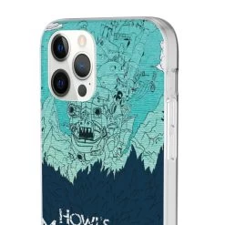 Howl’s Moving Castle Blue Tone Art IPhone Cases -Ghibli Shop 68167 209
