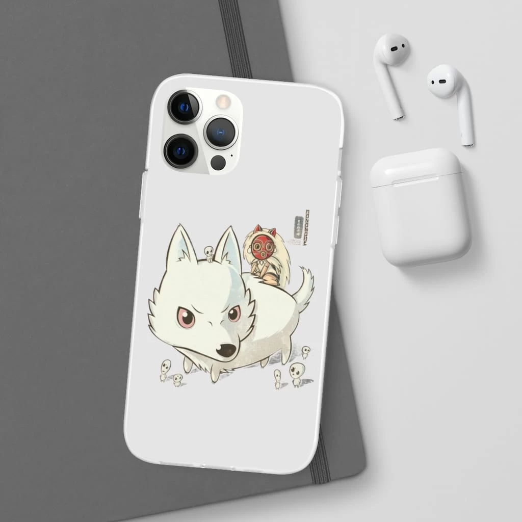 Princess Mononoke And The Wolf Cute Chibi Version IPhone Cases 14 Princess Mononoke And The Wolf Cute Chibi Version IPhone Cases - Image 12