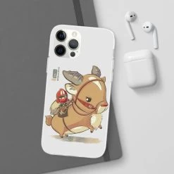 Princess Mononoke Ashitaka And Yakul Chibi IPhone Cases -Ghibli Shop 68167 26