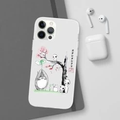 Totoro And The Tree Spirits IPhone Cases -Ghibli Shop 68167 272