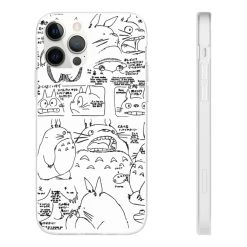 Totoro Original Character Sketch IPhone Cases